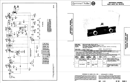 66X1 Ch= HS-478; Motorola Inc. ex (ID = 1154525) Radio