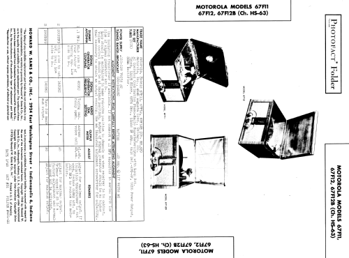 67F11 Ch= HS-63; Motorola Inc. ex (ID = 935237) Radio