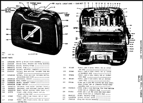 68L11 Ch= HS-119; Motorola Inc. ex (ID = 348511) Radio