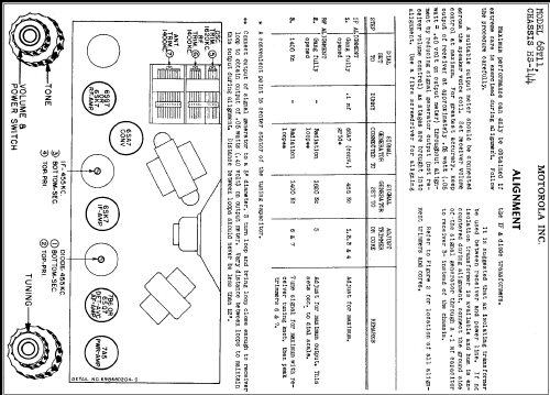 68T11 Ch= HS-144; Motorola Inc. ex (ID = 294550) Radio