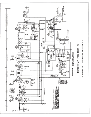 69MF Ford FDR-18806-F; Motorola Inc. ex (ID = 2721898) Car Radio