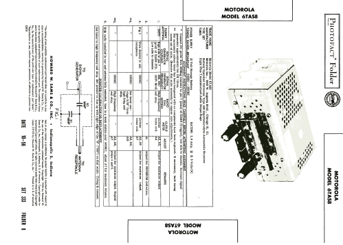 6TAS8 ; Motorola Inc. ex (ID = 1931883) Autoradio