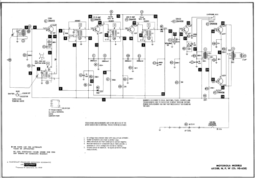 6X28B Ch= HS-638; Motorola Inc. ex (ID = 695947) Radio