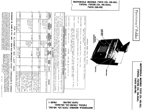 75F31 Ch= HS-36; Motorola Inc. ex (ID = 914409) Radio