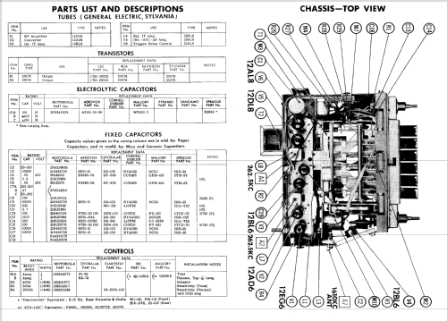 76MF Ch= B7A-18805-B1; Motorola Inc. ex (ID = 803618) Car Radio