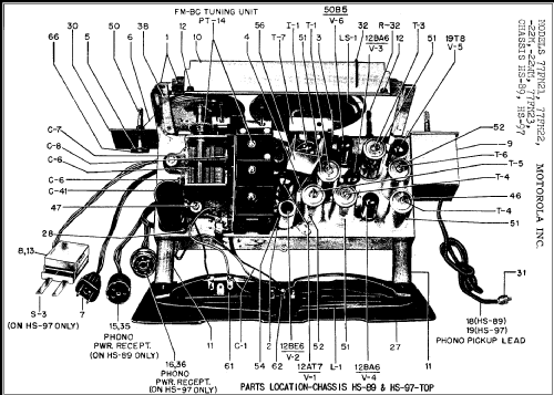 77FM21 Ch= HS-89; Motorola Inc. ex (ID = 294890) Radio