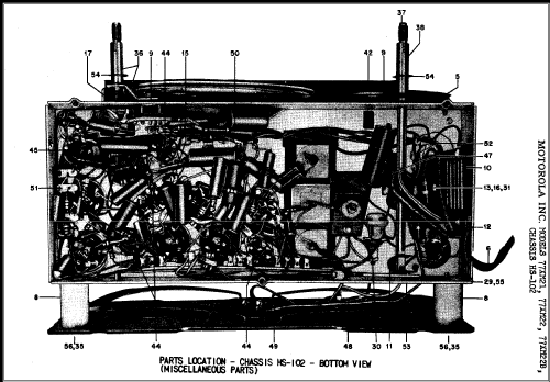 77XM21 Ch= HS-102; Motorola Inc. ex (ID = 349468) Radio