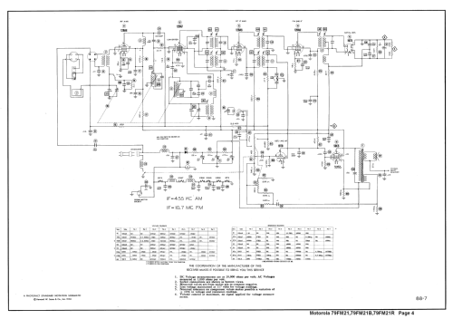 79FM21B HS178 ; Motorola Inc. ex (ID = 1597721) Radio