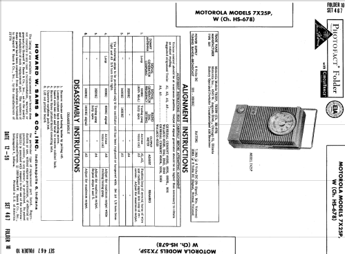 7X25P Ch= HS-678; Motorola Inc. ex (ID = 606562) Radio