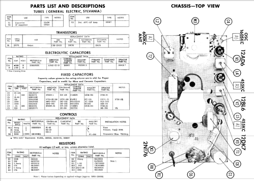 83MR American Motors 8990543; Motorola Inc. ex (ID = 777605) Car Radio