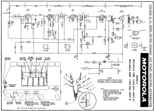 84MF Ch= B8A-18805-B; Motorola Inc. ex (ID = 138108) Car Radio