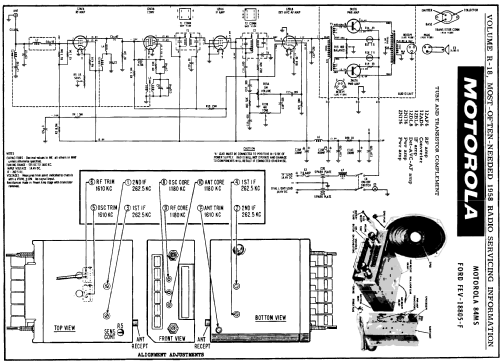 84MS Ford Ch= FEV-18805-F; Motorola Inc. ex (ID = 138135) Car Radio