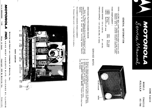 A1N Ch= HS-744; Motorola Inc. ex (ID = 1143500) Radio