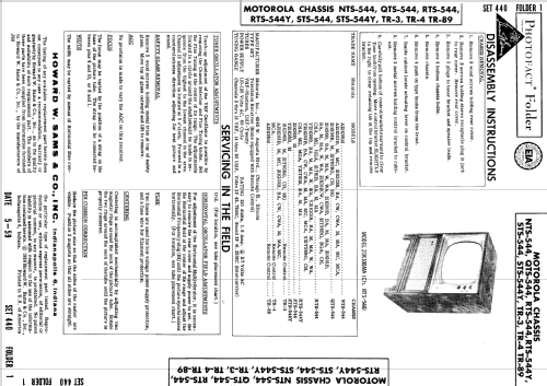 A21K103B Ch= QTS-544; Motorola Inc. ex (ID = 882858) Télévision