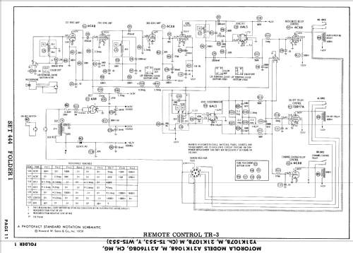 A21K106B Ch= TR-3; Motorola Inc. ex (ID = 890513) Fernseh-E