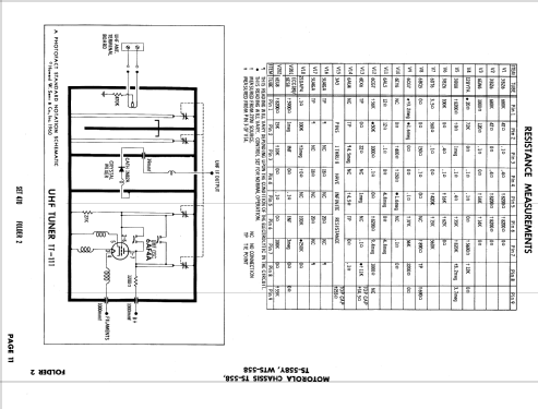 A21K132W Ch= WTS-558; Motorola Inc. ex (ID = 639727) Televisore