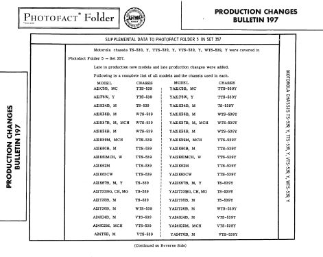 A21K58B Ch= WTS-539; Motorola Inc. ex (ID = 2504802) Fernseh-E