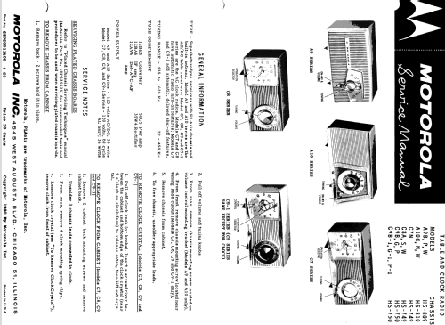 A9B Ch= HS-809; Motorola Inc. ex (ID = 1148569) Radio