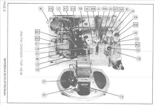 AM-FM Radio, TV Receiver, Phonograph VT101; Motorola Inc. ex (ID = 1437482) TV-Radio