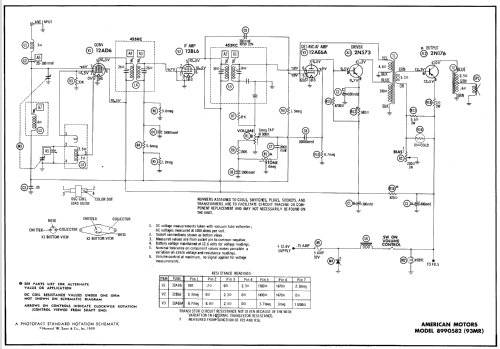 American Motors 8990582 Ch= 93MR; Motorola Inc. ex (ID = 698496) Car Radio