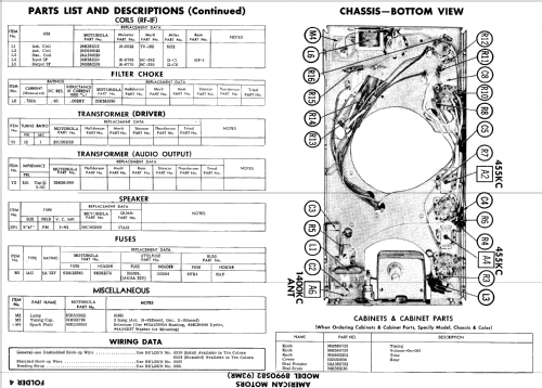 American Motors 8990582 Ch= 93MR; Motorola Inc. ex (ID = 698498) Car Radio