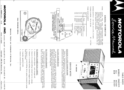 B1J Ch= HS-819; Motorola Inc. ex (ID = 1154039) Radio