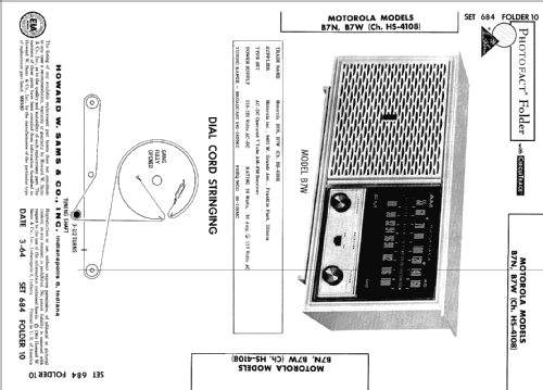 B7W Ch= HS-4108; Motorola Inc. ex (ID = 1271081) Radio