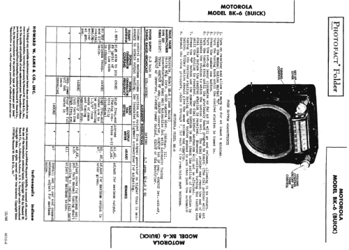 BK-6 Ch= AS-22; Motorola Inc. ex (ID = 459131) Car Radio