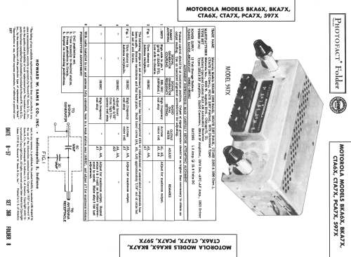 BKA6X ; Motorola Inc. ex (ID = 2421068) Car Radio