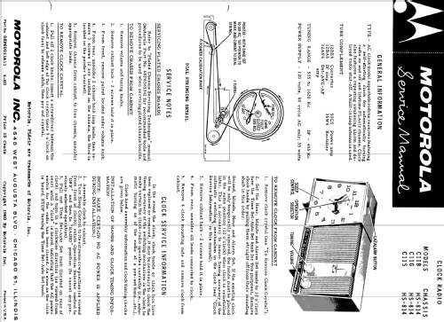 C11G Ch= HS-814; Motorola Inc. ex (ID = 1153825) Radio