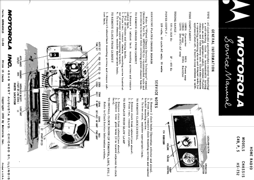 C4B Ch= HS-752; Motorola Inc. ex (ID = 1146938) Radio