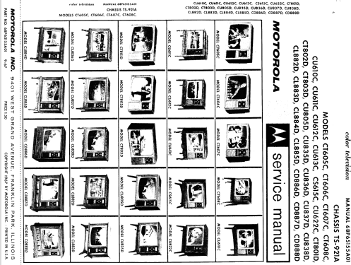 CD887DU Ch= C23TS-921; Motorola Inc. ex (ID = 1496919) Television