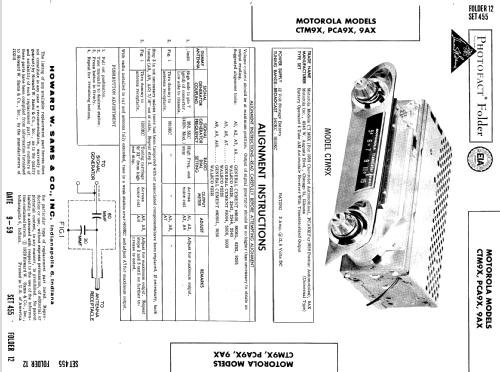 CTM9X ; Motorola Inc. ex (ID = 598046) Car Radio