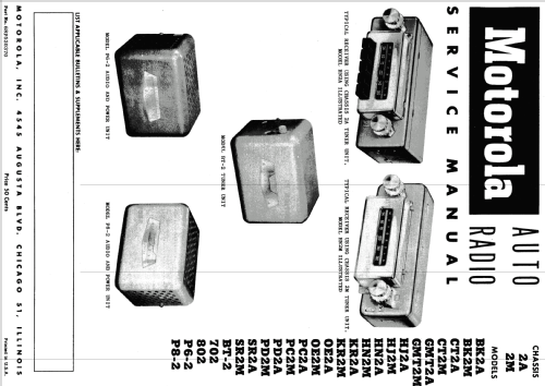HJ2M Henry J Ch= 2A , P6-2, P8-2; Motorola Inc. ex (ID = 1072896) Car Radio