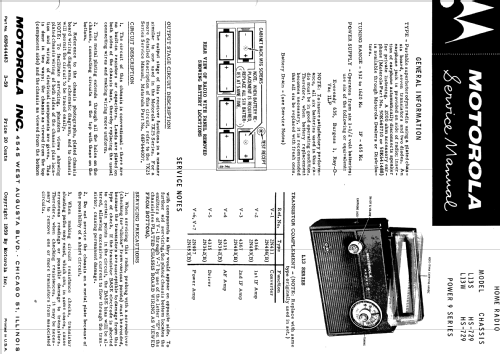 L13S Ch= HS-729; Motorola Inc. ex (ID = 1167485) Radio