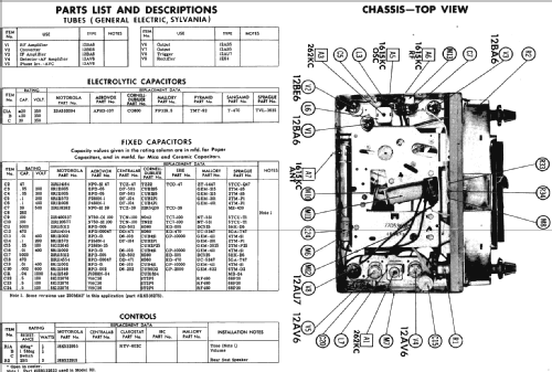 MoPar 910HR Dodge D62, D63; Motorola Inc. ex (ID = 235816) Car Radio