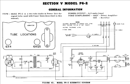 P6-2 Audio & Power Unit; Motorola Inc. ex (ID = 1078087) Ampl/Mixer