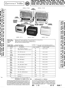 PC2M Pontiac Ch= 2M, Power chassis P6-2 or P8-2; Motorola Inc. ex (ID = 3147980) Car Radio