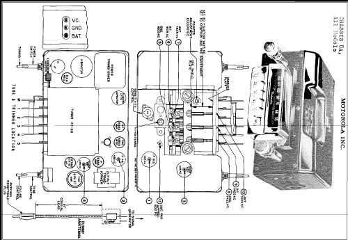 PC-8 Oldsmobile Ch= 8A; Motorola Inc. ex (ID = 293623) Car Radio