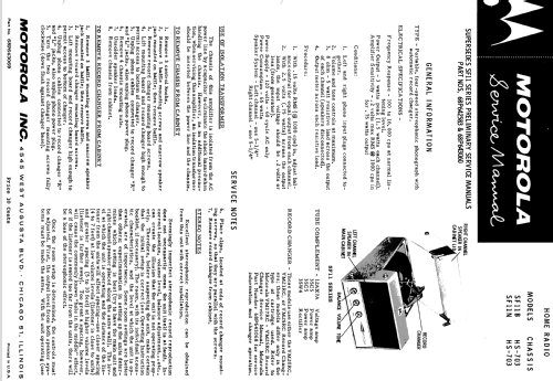 SF11N Ch= HS-703; Motorola Inc. ex (ID = 1139975) Sonido-V
