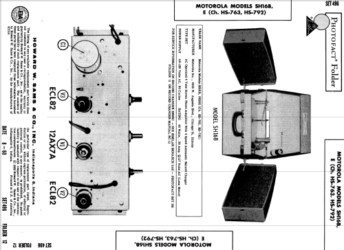 SH16B Ch= HS-763 HS-792; Motorola Inc. ex (ID = 585775) R-Player