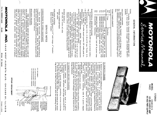 SH22GL Ch= HS-831 HS-832; Motorola Inc. ex (ID = 1156981) Enrég.-R