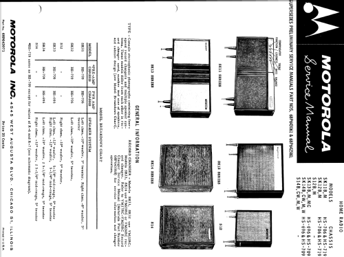 SK14CW Ch= HS-696 + HS-709; Motorola Inc. ex (ID = 1150529) Ton-Bild