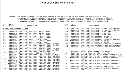 SK24W Ch= HS-780; Motorola Inc. ex (ID = 1160469) Reg-Riprod