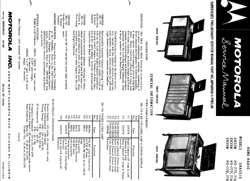 SK32W Ch= HS-775 HS-776; Motorola Inc. ex (ID = 1157946) Radio