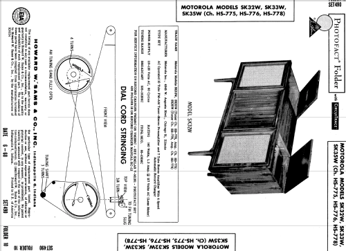 SK32W Ch= HS-775 HS-776; Motorola Inc. ex (ID = 556984) Radio