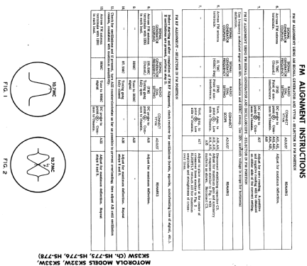 SK32W Ch= HS-775 HS-776; Motorola Inc. ex (ID = 556986) Radio