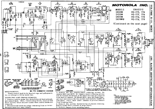 SK35W Ch= HS-776 HS-778; Motorola Inc. ex (ID = 145715) Radio