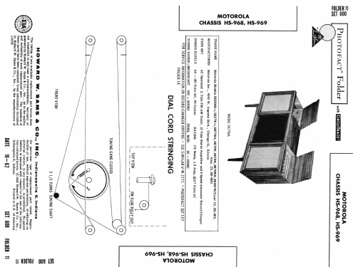 SK56MB-1 Ch= HS-968, HS-969; Motorola Inc. ex (ID = 1099318) Radio