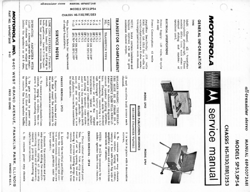 SP53N Ch= HS-1130 + HS-1181 + HS-1253; Motorola Inc. ex (ID = 2026371) R-Player